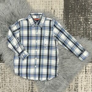 GAP Boys Multi-Color Plaid‎ Button Up Top Size XS (4-5) NWT